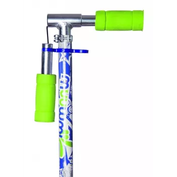 MUUWMI KiddyScooter Racing 3-Wheel Kick Scooter, Blue