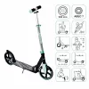 MUUWMI AU 566 Aluminium Kick Scooter, Turquoise, 205 mm Wheels