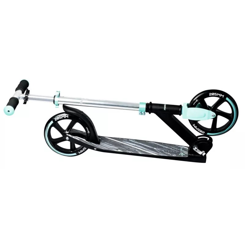 MUUWMI AU 566 Aluminium Kick Scooter, Turquoise, 205 mm Wheels