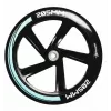 MUUWMI AU 566 Aluminium Kick Scooter, Turquoise, 205 mm Wheels