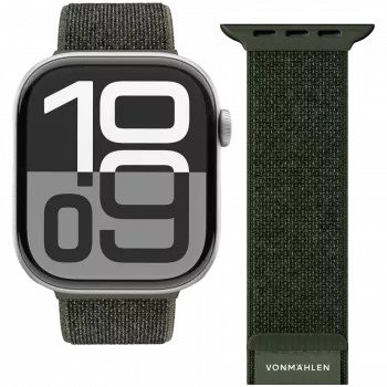 VONMÄHLEN Fitness Loop 2 40, 41, 42mm One Size, Olive