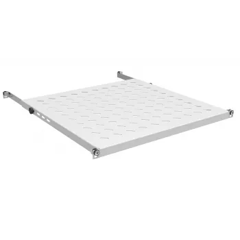 IT-BUDGET 19 inch Fixed Rack Shelf 0.5U 450mm Deep 80kg Light Grey 12WZ82648003450011