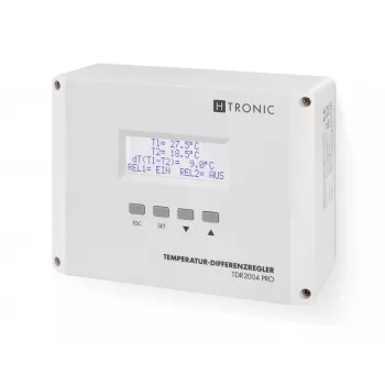 H-Tronic TDR 2004 PRO Temperature Differential Controller, -99 to +850 °C 1114770