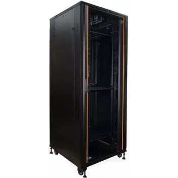 IT-BUDGET 19-Server Rack SRK 42U 800x1000 mm Glass/Steel Door Black Pre-Assembled