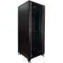 IT-BUDGET 19-Server Rack SRK 42U 800x1000 mm Glass/Steel Door Black Pre-Assembled