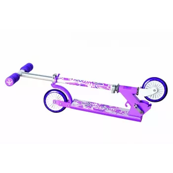 MUUWMI KiddyScooter Racing 3-Wheel Kids Scooter, Pink
