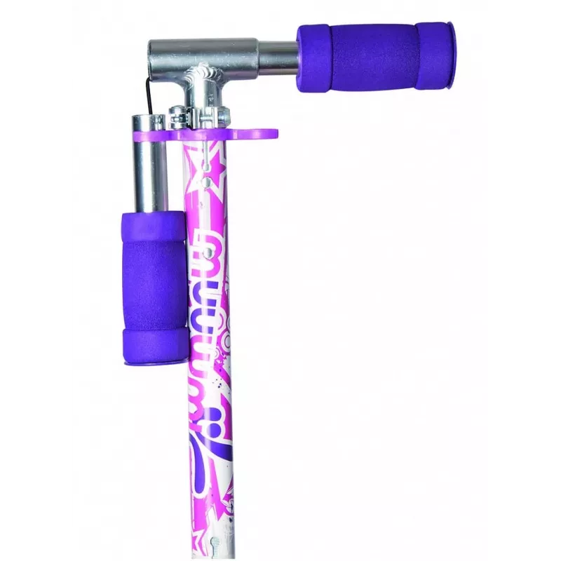 MUUWMI KiddyScooter Racing 3-Wheel Kids Scooter, Pink