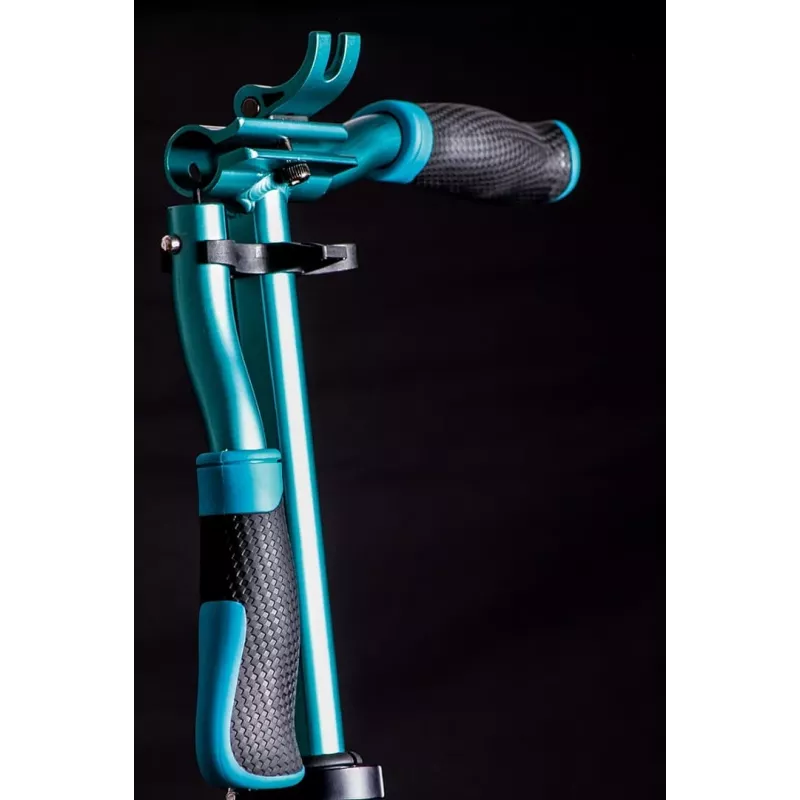 Six Degrees AU 514 Kick Scooter 230 mm Front / 215 mm Rear Wheels, Turquoise