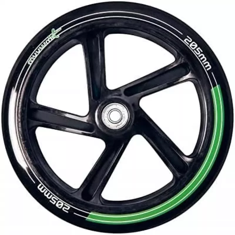 MUUWMI AU 522 Aluminium Kick Scooter 205 mm Green-Blue-Black