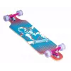 MUUWMI AU 560 Longboard Compact Cruiser Skateboard, ABEC 7 Bearings, LED Light-Up Wheels, 7-Ply Canadian Maple