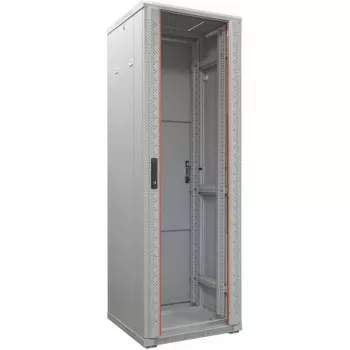 IT-BUDGET 19 inch Network Cabinet SRK - 42U - 600x600 mm - Glass/Solid Door - Assembled - Light Grey 99ITB19SRK4266GGNM