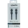 PowerRay USB-C to Lightning MFi Braided Cable 2m Grey PR-DCCL200TGY
