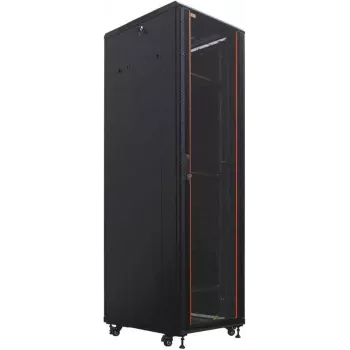 IT-BUDGET 19-Network Cabinet SRK - 42U - 600x600 mm - Glass/Solid Door - Assembled - Black (99ITB19SRK4266GSNM)