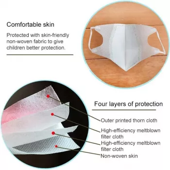 CYOO Disposable Face Mask for Boys 3-12 Years CY121625