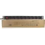 Liebernetz 19-inch 9-Way Schuko PDU with Switch, Aluminum, Black 90LNSDL199SS