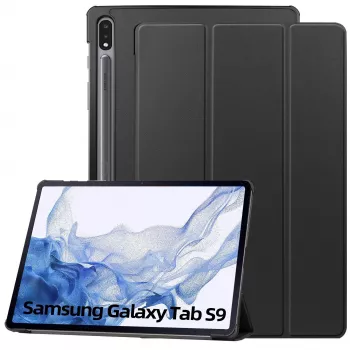 MRDISC Flip Cover for Samsung Galaxy Tab S9 5G - Black TPU (MG-FlipSGTABS95GSW)