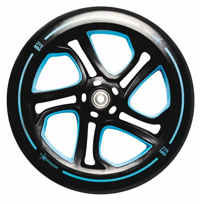 MUUWMI Aluminium Scooter PRO Kick Scooter 215 mm, Blue