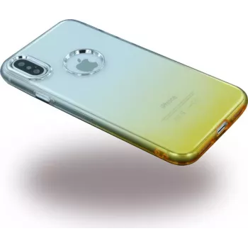 CYOO Ruber Soft Silicone Case for Apple iPhone X - Gold