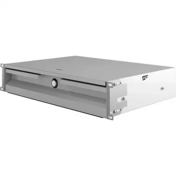 IT-BUDGET 19 inch Drawer for Small Devices, Documents, Tools - 2U - Lockable - Light Grey (90ITBSL2HEG)