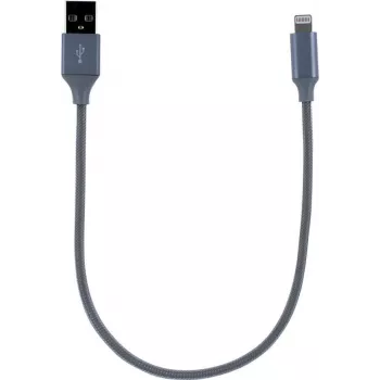 CYOO Lightning Charge & Data Cable 30cm Silver