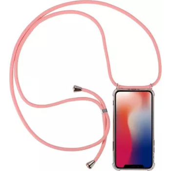 CYOO Necklace Case+ Handykette for Samsung Galaxy S10+ - Pink Silicone CY121047