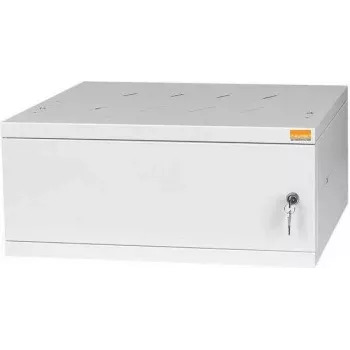 IT-BUDGET 19-Wall Mount Cabinet TAUNUS 4U 350mm Depth Solid Door Light Grey 90ITB19435MG