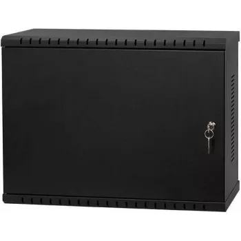 IT-BUDGET 19 inch Wall-Mount Distribution Enclosure, 3U, Depth-Variable Vertical Installation, 180 mm Deep, Max. Installation Depth 300 mm, Black 90ITBWV19VTV3S