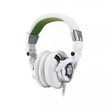 Thermaltake Tt eSPORTS Dracco White Circumaural Gaming Headset with 50mm Drivers, Dual 3.5mm, In-line Controls