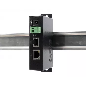 EXSYS EX-6007POE-WO PoE+ Gigabit Injector, Metal Housing, 12-24V DC Input, No Power Supply