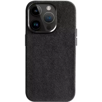 CYOO Alcantara Case for Apple iPhone 15 Plus, Black CY123273