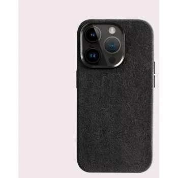 Cyoo Alcantara Case for iPhone 15 Pro Max Black (CY123275)