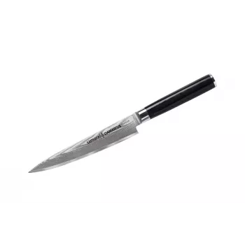 SAMURA Harakiri Utility Knife 150 mm AUS-8 Stainless Steel Black Handle