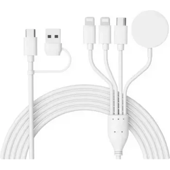 CYOO CY606 4-in-2 Multi Charging Cable Universal / USB-C / Watch - Black