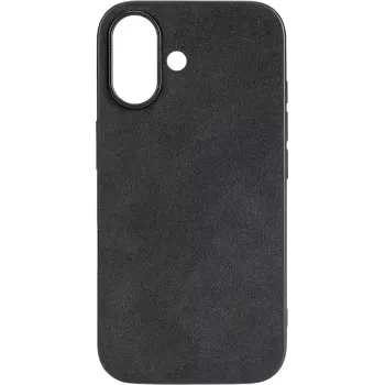 CYOO Alcantara Case for Apple iPhone 16 Plus, Black CY123616