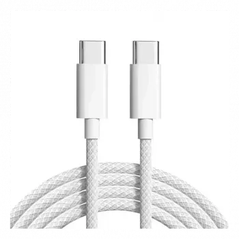 Cyoo Cotton USB-C to USB-A Cable 1m - Braided, 3A Charging & Data Sync (CY123446)