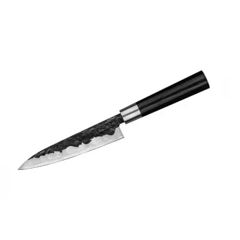 SAMURA Blacksmith Nakiri Knife 162 mm, AUS-8 Stainless Steel, Hammered Blade, G10 Handle