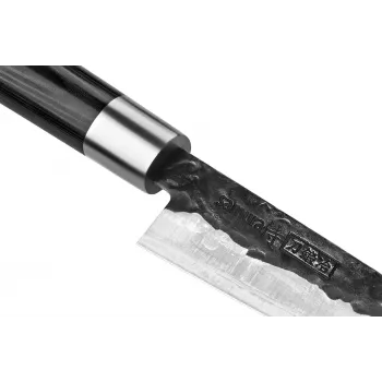 SAMURA Blacksmith Nakiri Knife 162 mm, AUS-8 Stainless Steel, Hammered Blade, G10 Handle