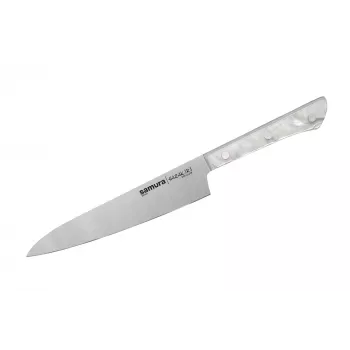SAMURA Harakiri Utility Knife 150 mm Acrylic Handle Black