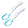Kidsme Temperature Sensing Feeding Spoons (2 Pack), Aquamarine, 6+ Months