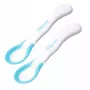 Kidsme Temperature Sensing Feeding Spoons (2 Pack), Aquamarine, 6+ Months