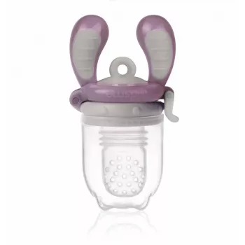 Kidsme Food Feeder Medium Plum - Baby Fruit & Vegetable Feeder, 4m+