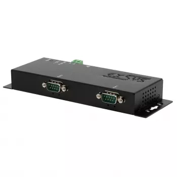 EXSYS EX-6162 Ethernet to 2x RS-232 Serial Server with 12V/3A Power Supply