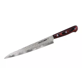 SAMURA Kaiju Yanagiba Sushi Knife 240 mm, AUS-8 Steel, Pakkawood Handle