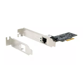 EXSYS 5 Gigabit Ethernet PCIe x1 Network Card, Realtek RTL8126, RJ45, Low Profile EX-60151