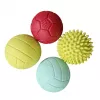 Gerardo's Toys GT7710 Baby Massage & Sensory Ball Set, 4 Pieces, Assorted Textures and Colours, 6+ Months