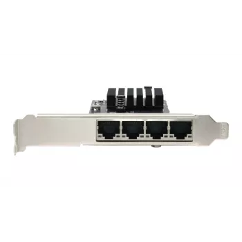 EXSYS Quad 5 Gigabit Ethernet PCIe x4 Card (Realtek RTL8126) EX-60154