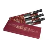 SAMURA Blacksmith 3-Piece Knife Set - Chef's, Utility, Paring - AUS-8 Steel, G-10 Handles