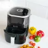 QUIN 4.5L Digital Hot Air Fryer, 1500W, 80-200°C, 60-Min Timer, 8 Presets, Black
