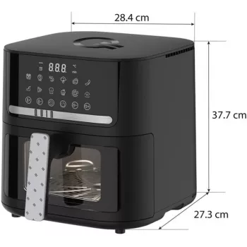 QUIN YJ-6505ADV Digital Air Fryer 6.5L Black