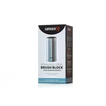 SAMURA KBM-100 Magnetic Knife Block, Bamboo, Double-Sided, Holds up to 10 Knives